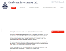 Tablet Screenshot of hansbraun.com